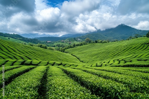 Wallpaper Mural Hilly landscape with vineyards, Hexental, near Freiburg im Breisgau, Markgraflerland, Black Forest, Baden-Wurttemberg, Germany, Europe. Beautiful simple AI generated image Torontodigital.ca