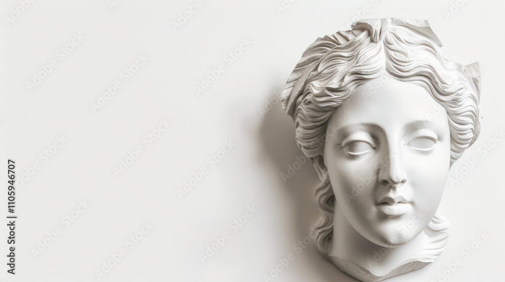 gypsum copy of ancient statue gypsum copy of ancient statue