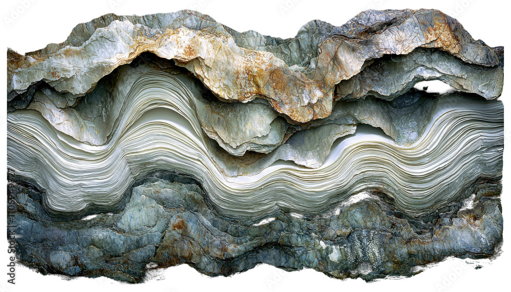 Abstract Stone Texture with Layered Paper Wave Pattern Nature Geology Art Abstract Stone Texture with Layered Paper Wave Pattern Nature Geology Art