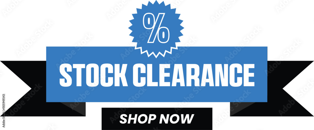 Stock Clearance Promotional Ecommerce Offer Design Marketing Symbol Stock Clearance Promotional Ecommerce Offer Design Marketing Symbol