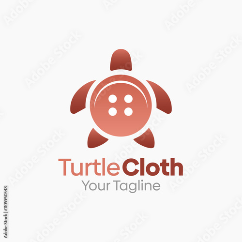Turtle Cloth Logo Design Template. Good for Business, Agency, Community and Organization. 