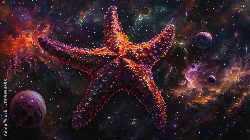 Cosmic Starfish Nebula Galaxy Space Planets Stars Astronomy Cosmic Starfish Nebula Galaxy Space Planets Stars Astronomy