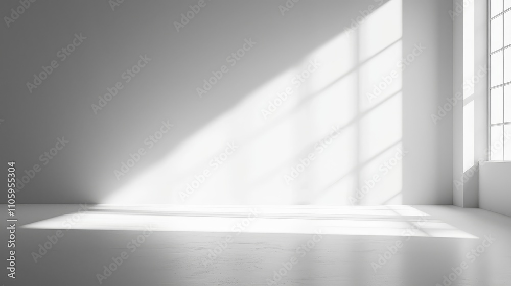 Bright and Spacious White Wall Background with Minimalist Design and Luminous Natural Lighting Bright and Spacious White Wall Background with Minimalist Design and Luminous Natural Lighting