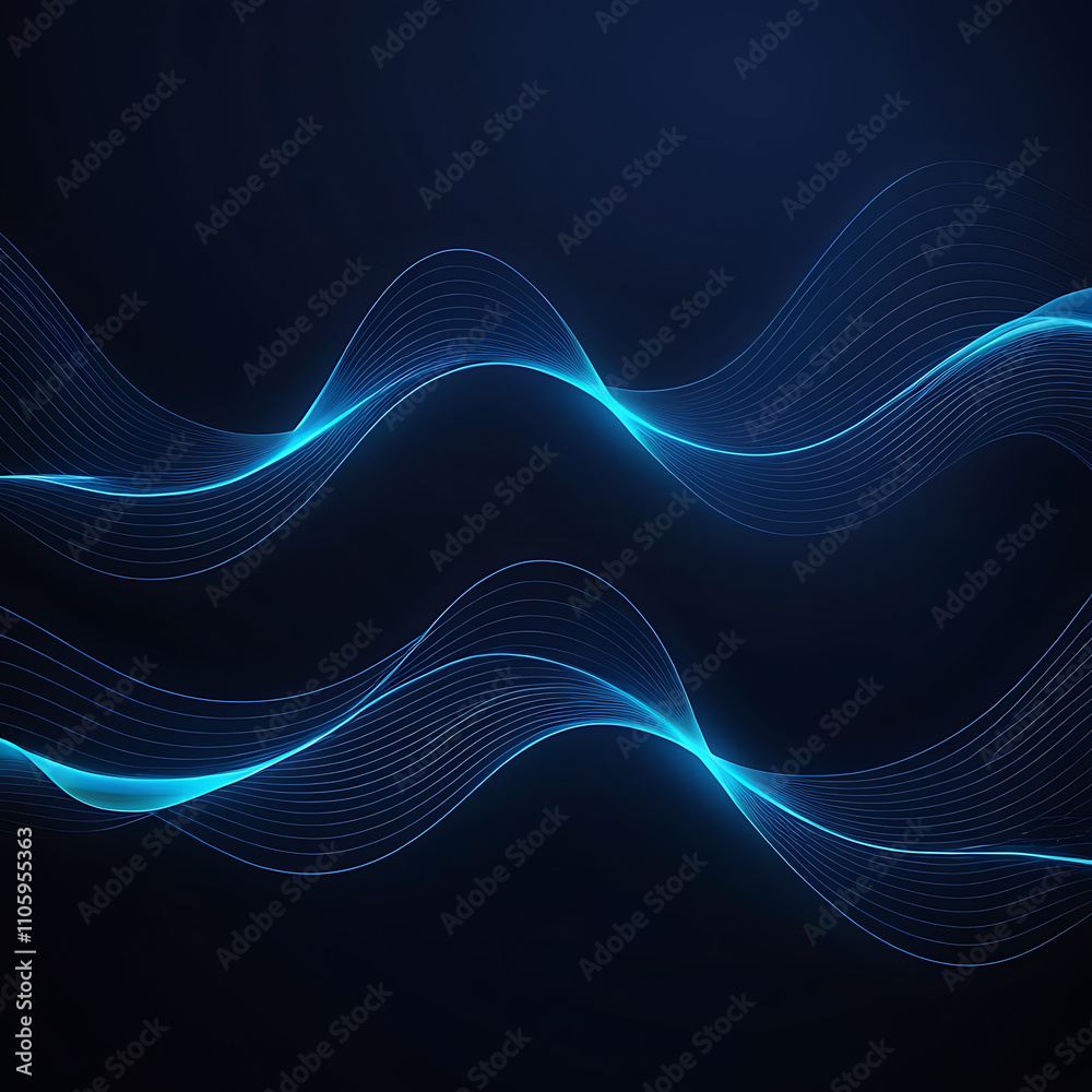 Abstract Glowing Wave Lines on a Deep Blue, red. sky Background: Dynamic and Modern Flowing Patterns
Abstract Glowing Wave Lines on a Deep Blue, red. sky Background: Dynamic and Modern Flowing Patterns