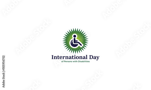 International Day of Persons with Disabilities Logo Vector Design photo