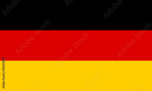 Flag of Germany or Deutschland