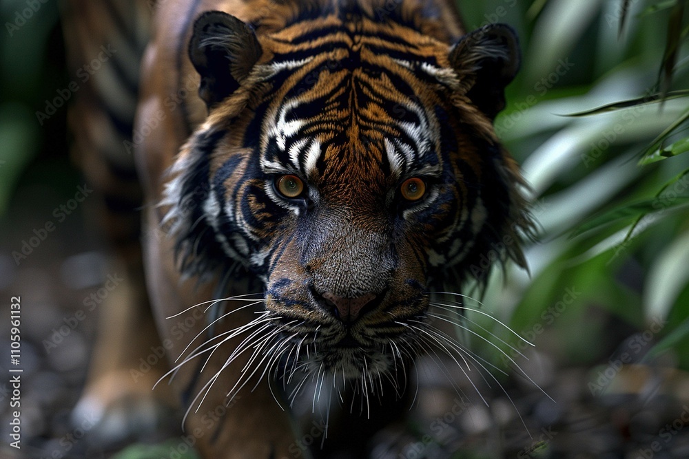 wild animal beautiful close up view
