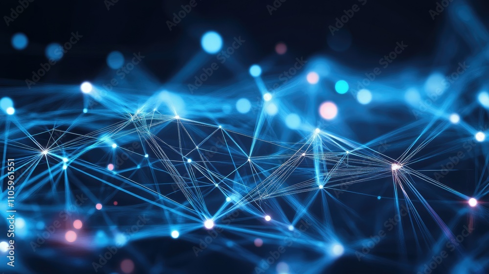 Digital connections in abstract form Digital connections in abstract form