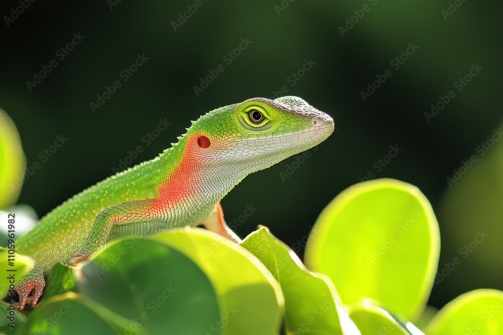 Crested Anoles Fighting-6202. Beautiful simple AI generated image Crested Anoles Fighting-6202. Beautiful simple AI generated image