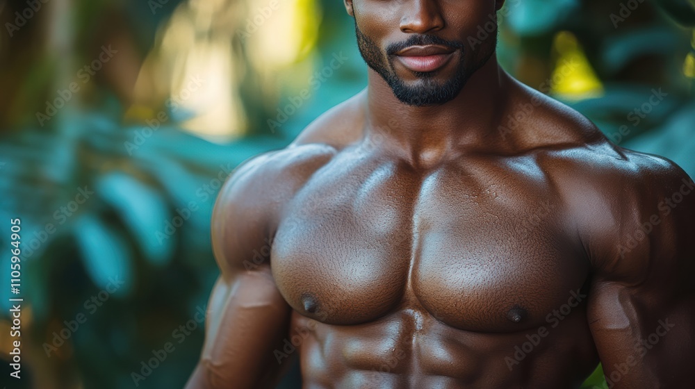 Fototapeta premium Fitness motivation campaigns targeting larger body representation, showcasing real journeys