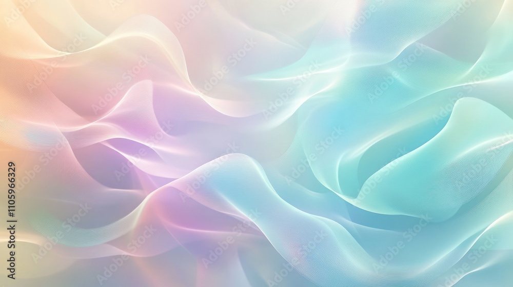 Pastel Wave Abstract Background Design Pastel Wave Abstract Background Design
