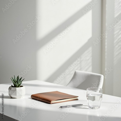 minimalist office desk