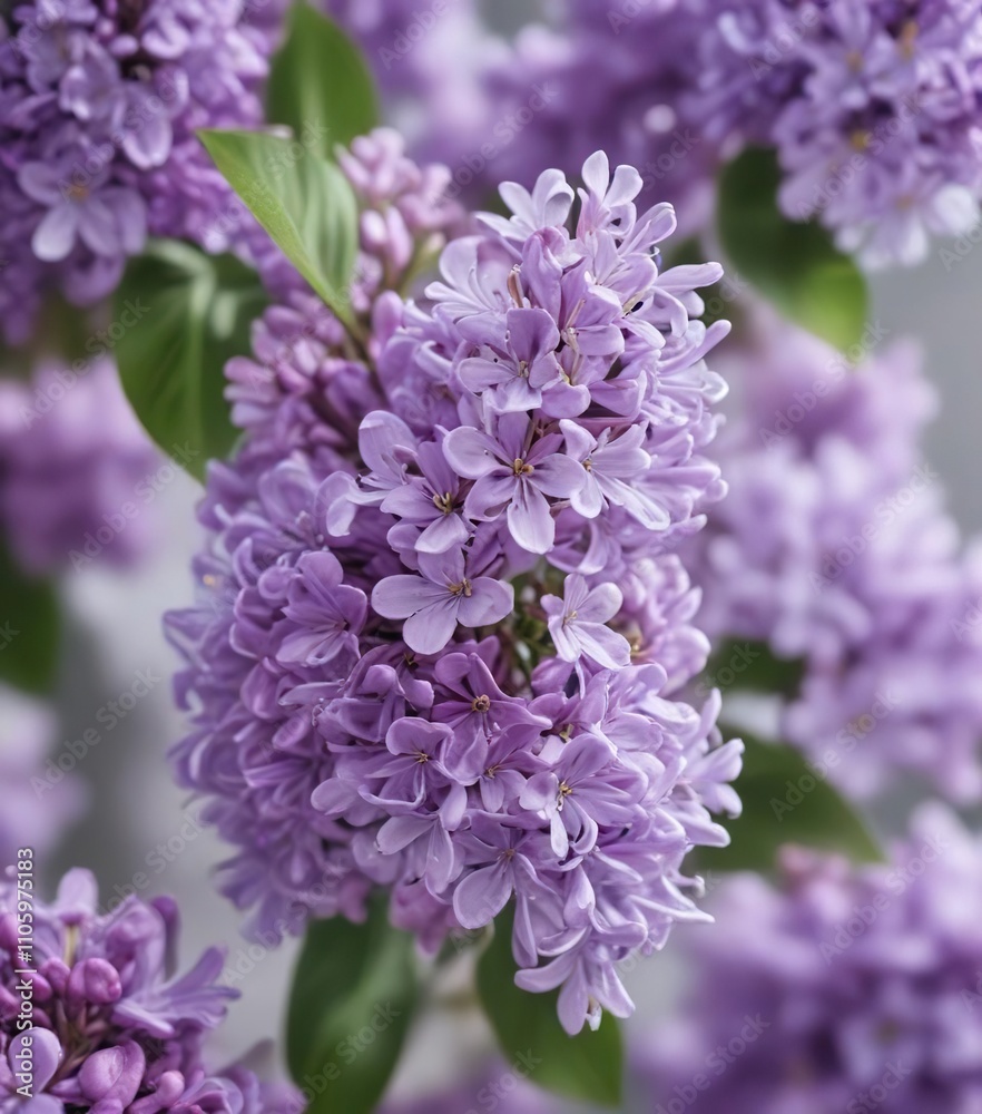 Soft and elegant macro picture of lilac blossoms, fresh, exquisite Soft and elegant macro picture of lilac blossoms, fresh, exquisite