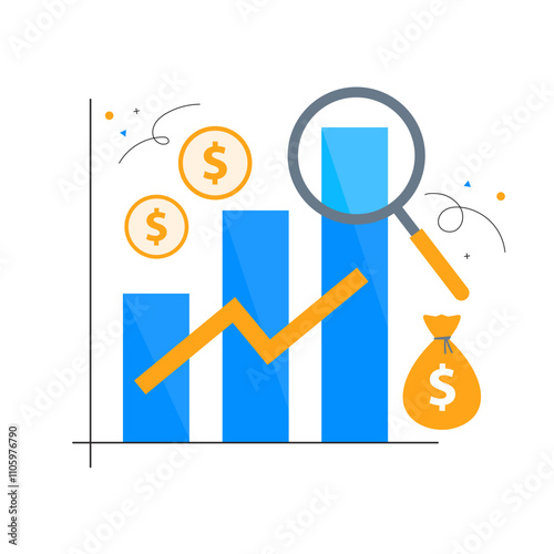 Business Growth Chart Graphs