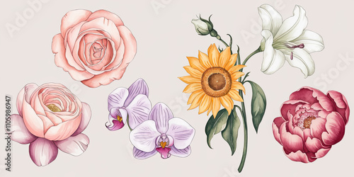 Wallpaper Mural Hand-Painted Watercolor Wedding Invitation Design Torontodigital.ca