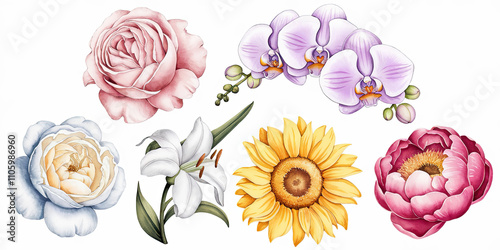 Wallpaper Mural Hand-Painted Watercolor Wedding Invitation Design Torontodigital.ca