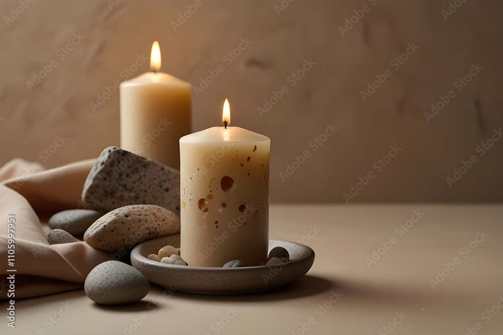 candles on a table candles on a table
