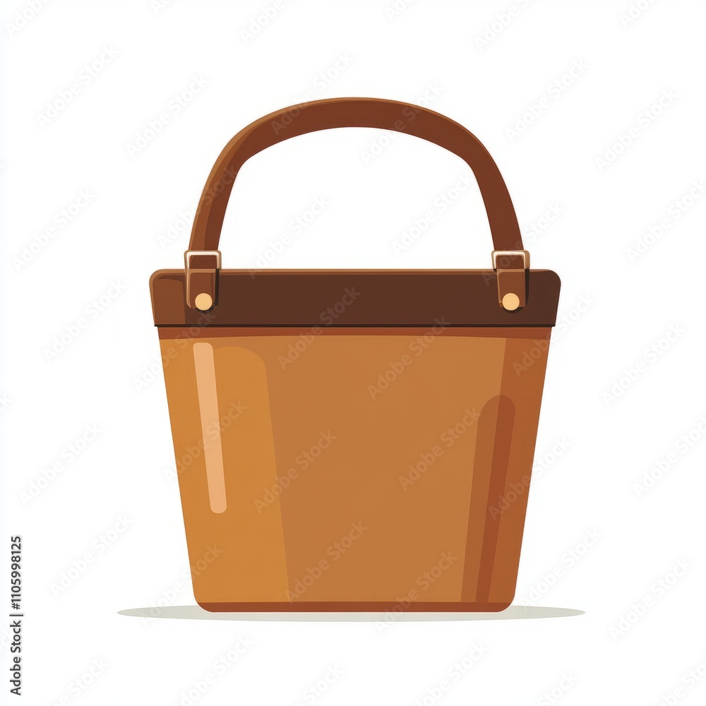 Elegant Brown Leather Tote Bag Design Elegant Brown Leather Tote Bag Design