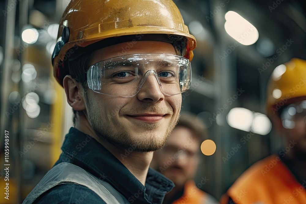 Engineer and Team in Factory Engineer and Team in Factory