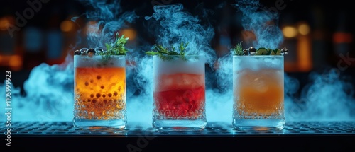 Trendy Molecular Cocktails Three Smoked Delights for an Atmospheric Bar Experience