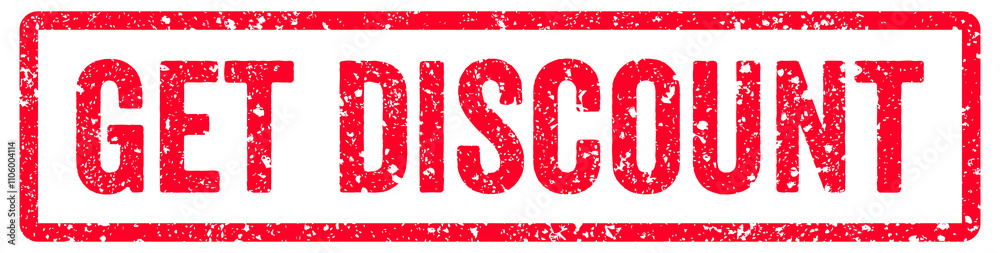 Get Discount Stamp Transparent Seal, Red Grunge Get Discount Word Rubber Stamp Seal Get Discount Stamp Transparent Seal, Red Grunge Get Discount Word Rubber Stamp Seal