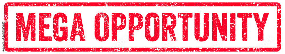 Mega Opportunity Stamp Transparent Seal, Red Grunge Mega Opportunity Word Rubber Stamp Seal Mega Opportunity Stamp Transparent Seal, Red Grunge Mega Opportunity Word Rubber Stamp Seal