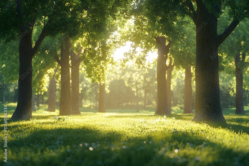 Aerial view of beautiful natural landscape with dazzling sunlight shining through tall, tall trees in a lush forest with lots of green trees Aerial view of beautiful natural landscape with dazzling sunlight shining through tall, tall trees in a lush forest with lots of green trees