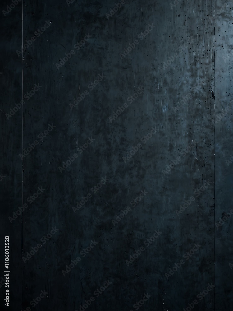 Obraz premium Empty dark blue cement wall texture background.