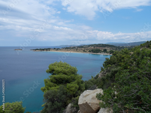 Wallpaper Mural Greek shore at Sithonia, Greece. Sithonia, also known as Longos, is a peninsula located south of the central part of Chalkidiki Torontodigital.ca