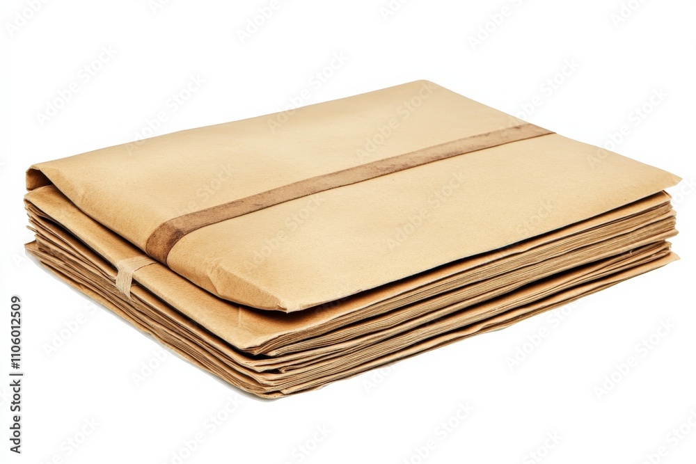Manila Envelope Isolated - Large Brown Envelope for Office Mail Manila Envelope Isolated - Large Brown Envelope for Office Mail