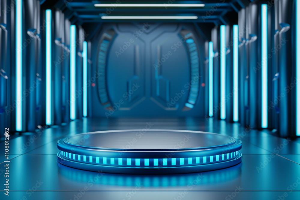 Futuristic Biolab with Advanced AI Systems Analysis Futuristic Biolab with Advanced AI Systems Analysis