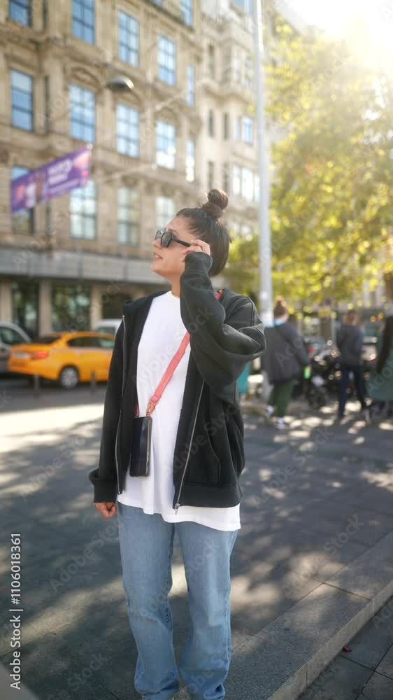 Trendy Street Fashion Captured in an Urban Setting That Showcases Its Unique Style and Vibe Trendy Street Fashion Captured in an Urban Setting That Showcases Its Unique Style and Vibe