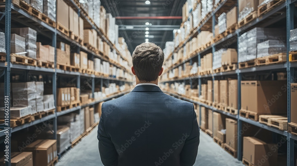 Modern Automated Conveyor System for Efficient Transportation of Packaged Goods in a Warehouse Environment Modern Automated Conveyor System for Efficient Transportation of Packaged Goods in a Warehouse Environment