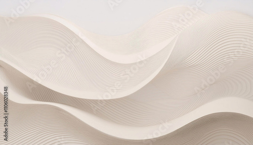 Tapeta pastelowa, jasne abstrakcyjne tło do projektu, jasny wzór w fale i linie © anettastar