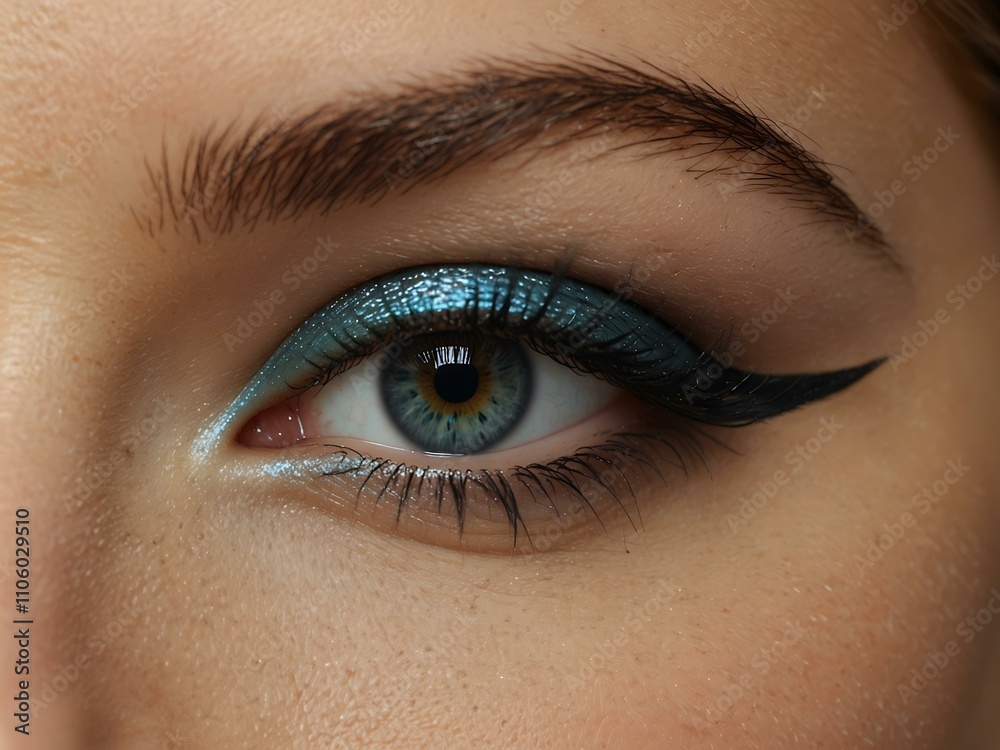 Obraz premium Explore the allure of unique eye colors in beauty trends.