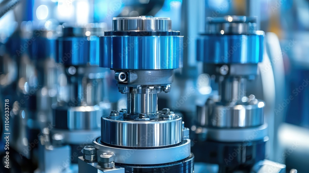 Close-Up View of Diesel Engine Internal Components, Showcasing Precise Engineering and Advanced Technology for Automotive Applications in a Modern Industrial Setting Close-Up View of Diesel Engine Internal Components, Showcasing Precise Engineering and Advanced Technology for Automotive Applications in a Modern Industrial Setting
