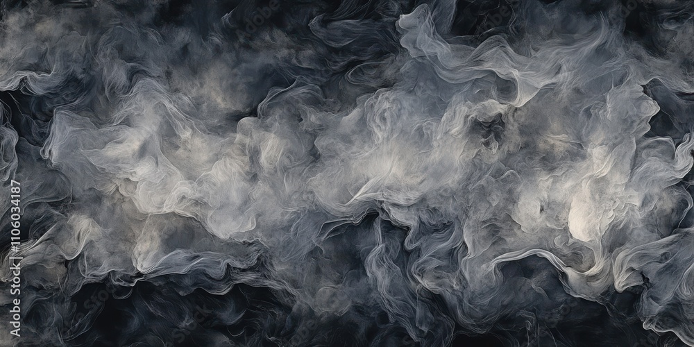 Waves of black and white fluid blend together, forming intricate patterns that seem to dance in a dark environment. The flowing shapes evoke a sense of motion and depth. Waves of black and white fluid blend together, forming intricate patterns that seem to dance in a dark environment. The flowing shapes evoke a sense of motion and depth.