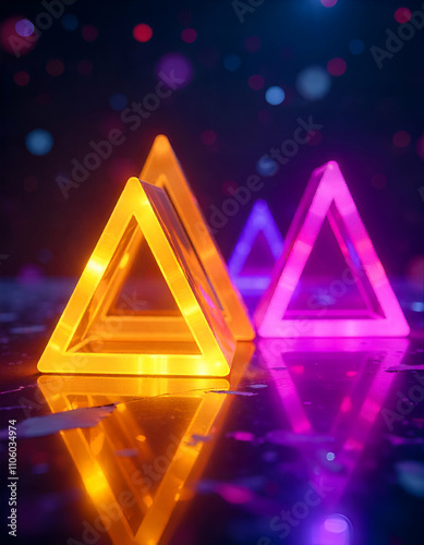 background with triangles