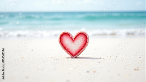Creative Beach Heart: A Symbol of Love and Nature