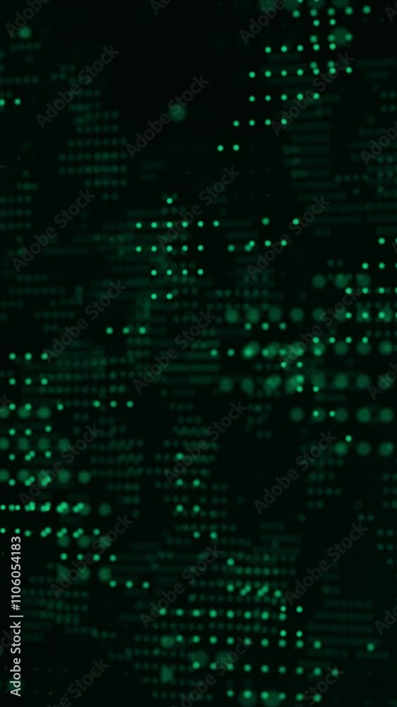 Asbtark animated background made of dots and grids. Animated techno background Asbtark animated background made of dots and grids. Animated techno background