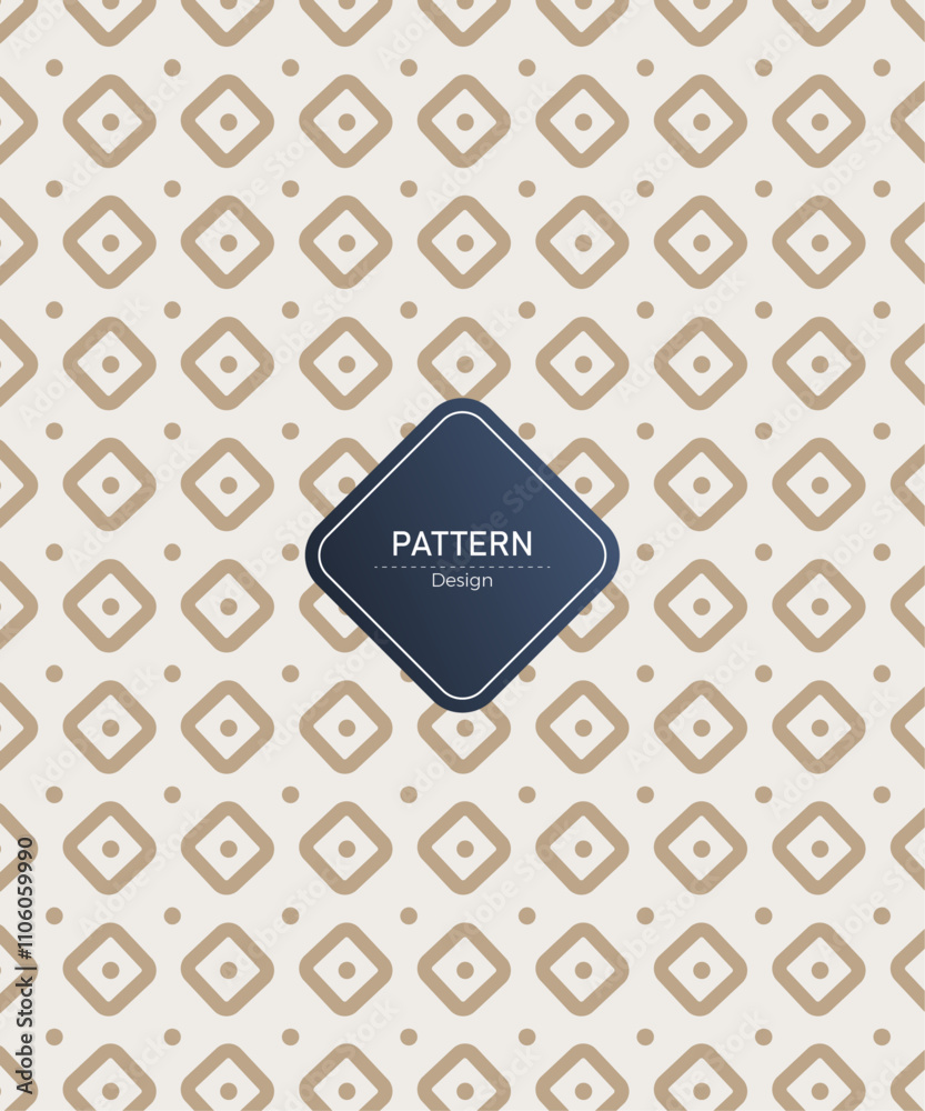Dotted geometric seamless pattern. Endless texture. Pattern swatches Dotted geometric seamless pattern. Endless texture. Pattern swatches