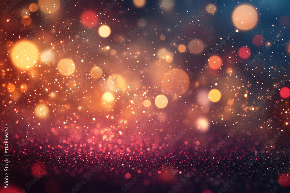 Abstract background of colorful bokeh lights, creating a vibrant and festive atmosphere. Abstract background of colorful bokeh lights, creating a vibrant and festive atmosphere.