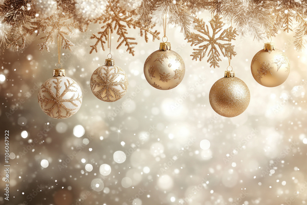Christmas balls dangle gracefully from a tree branch, sparkling with festive colors and adding a cheerful touch to the winter scene. Christmas balls dangle gracefully from a tree branch, sparkling with festive colors and adding a cheerful touch to the winter scene.
