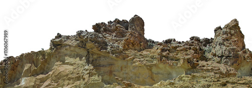 Photography Rocky mountains at steppe patagonia landscape, chubut, argentina