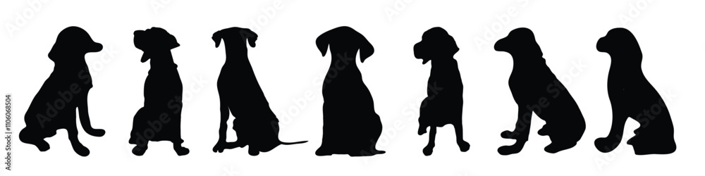 Obraz premium 7 silhouette of 