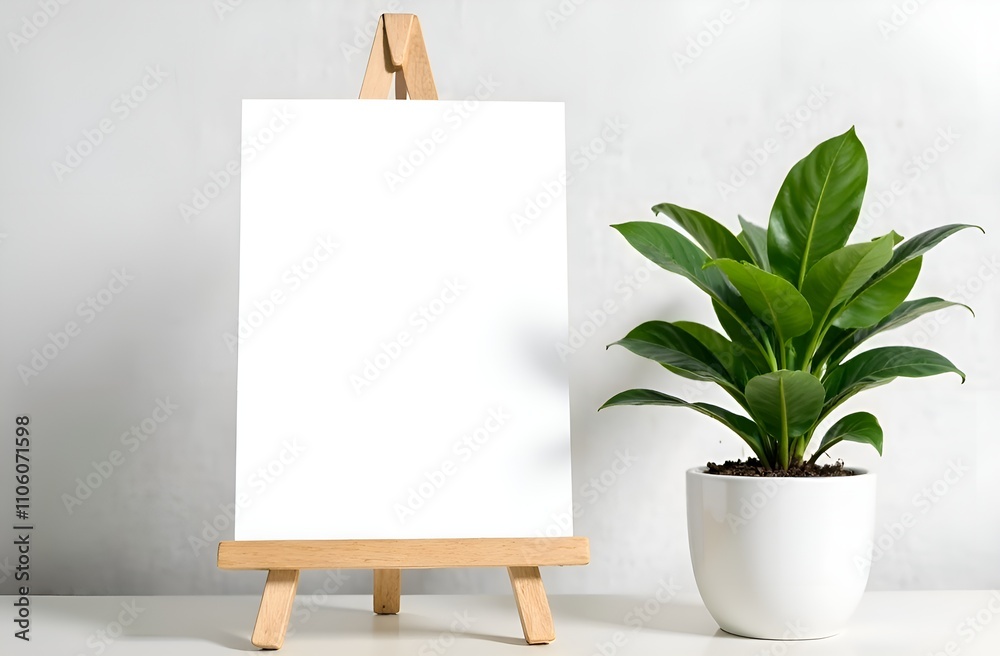 Stand with empty place for text on white background. Copy space. Stand with empty place for text on white background. Copy space.
