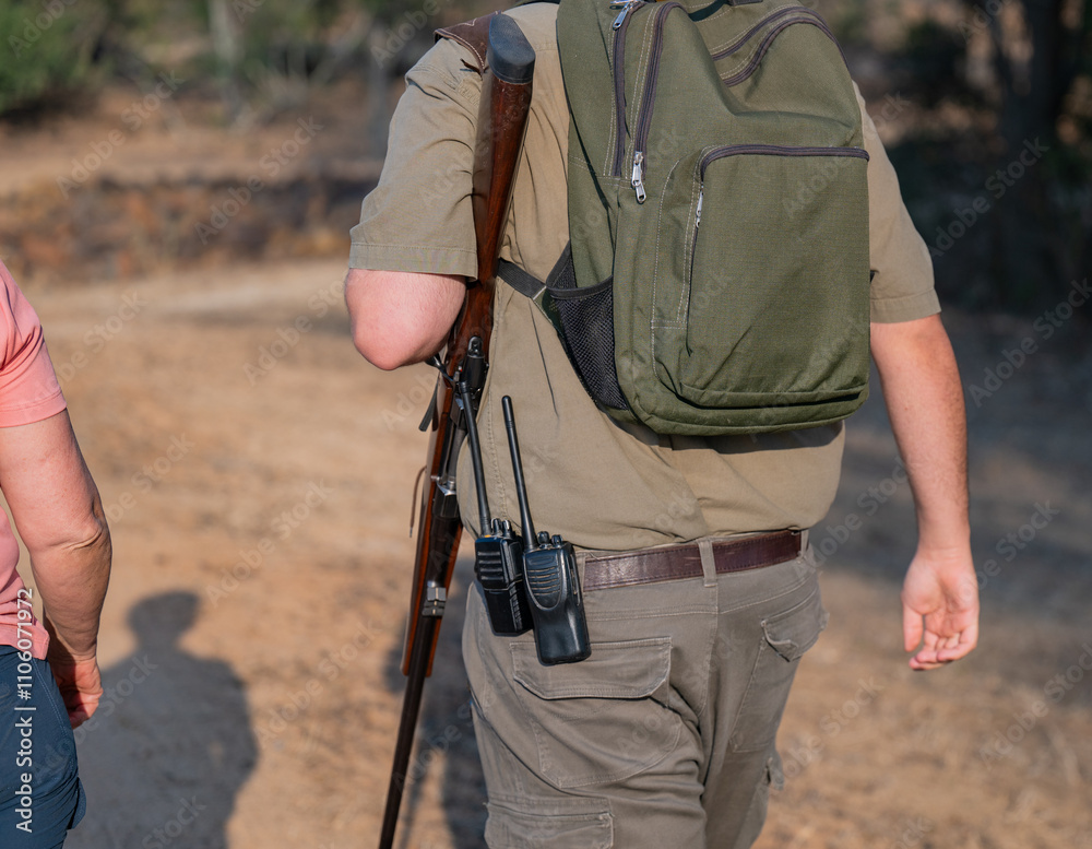 Safari Busch Walk mit ein Safari Guide im Krüger National Park - Kruger Nationalpark Südafrika