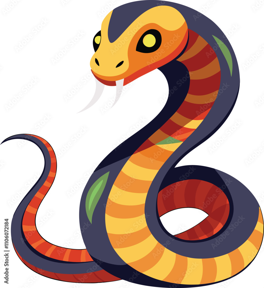 Naklejka premium snake vector