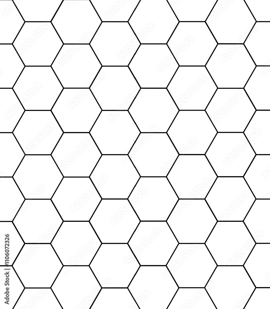Geometric Honeycomb Pattern with Hexagonal Grid Design. Illustration Geometric Honeycomb Pattern with Hexagonal Grid Design. Illustration