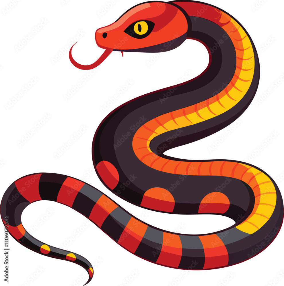 Naklejka premium snake vector